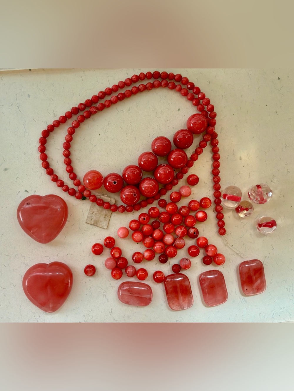 Semi precious stone bead/pendant  lot